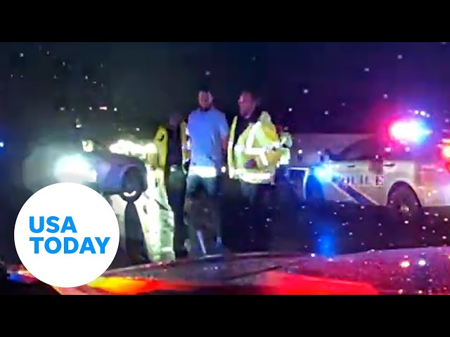 ⁣Louisville police release dash cam, tower video in Scheffler's arrest | USA TODAY
