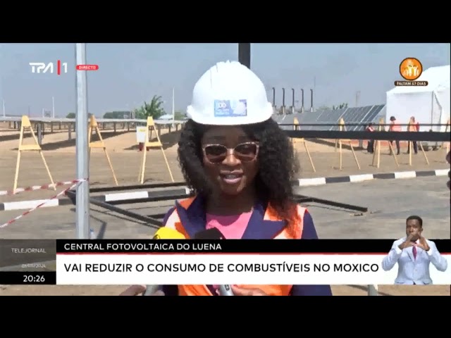 ⁣Central Fotovoltaica do Luena vai reduzir o consumo de combustíveis no Moxico