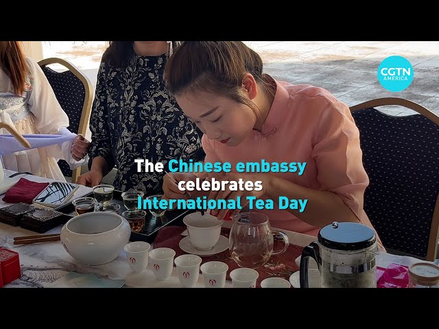 ⁣The Chinese embassy celebrates International Tea Day