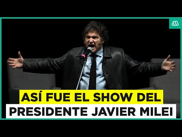 Habló contra el aborto y el estado: Presidente Milei realiza show para presentar su nuevo libro