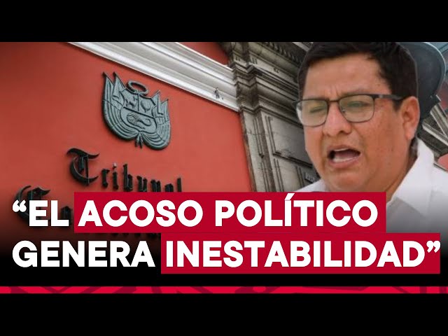 Ministro Vásquez: Demanda ante el TC busca proteger la institución presidencial