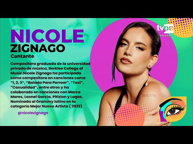 ⁣Miradas: Nicole Zignago (23/05/2024) | TVPerú