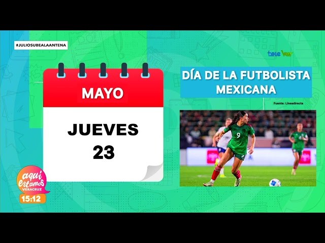 Día de la futbolista mexicana.