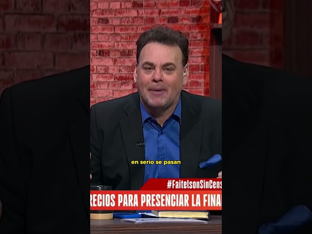 ⁣¡FAITELSON estalló por el costo de los boletos para la FINAL AMÉRICA-CRUZ AZUL! #shorts #tudn