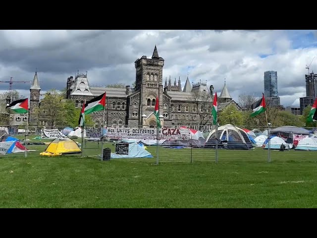 ⁣U of T president says they'll take action to end encampment on campus