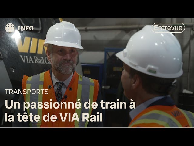 ⁣Des trains plus modernes et plus efficaces : entrevue avec Mario Péloquin de VIA Rail