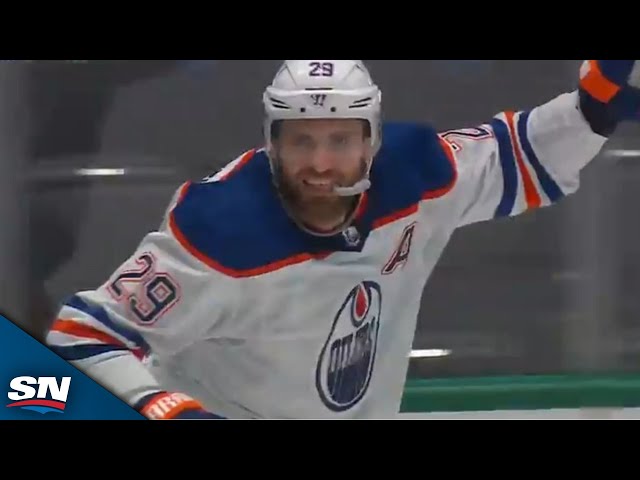 ⁣Leon Draisaitl Scores Opening Goal Of Western Conference Final