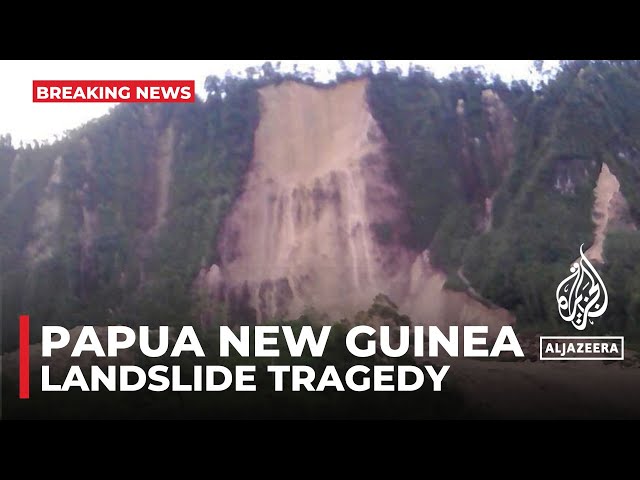 ⁣Landslide in remote Papua New Guinea village kills about 100