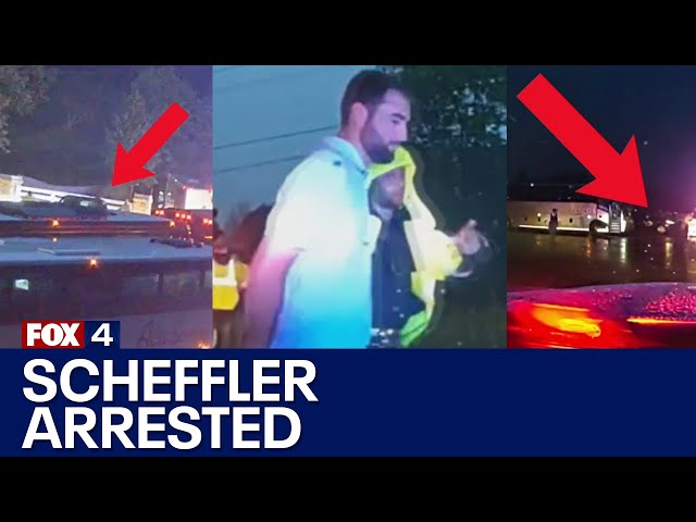 ⁣Scottie Scheffler arrest video released