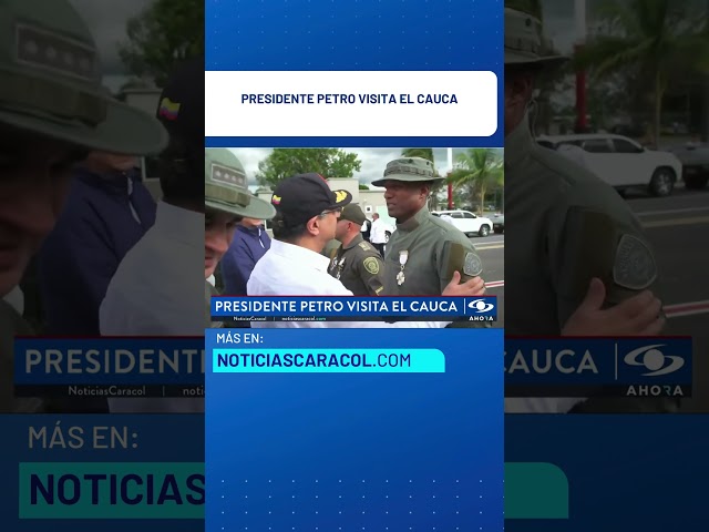 ⁣Presidente Petro visita el Cauca
