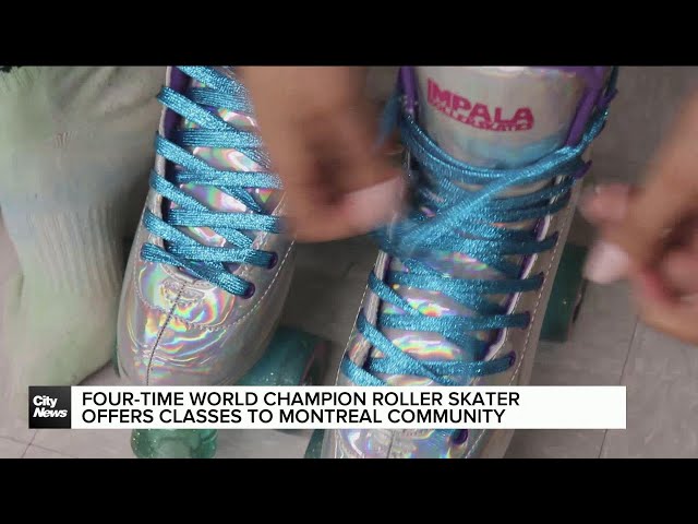 ⁣World champion roller skater offers classes to Montreal community