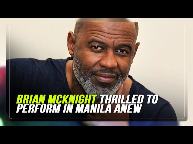 ⁣Brian McKnight thrilled to perform in Manila anew | ABS-CBN News