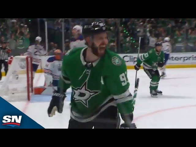 ⁣Stars' Tyler Seguin Cashes In Off The Ricochet For A CLUTCH Goal vs. Oilers