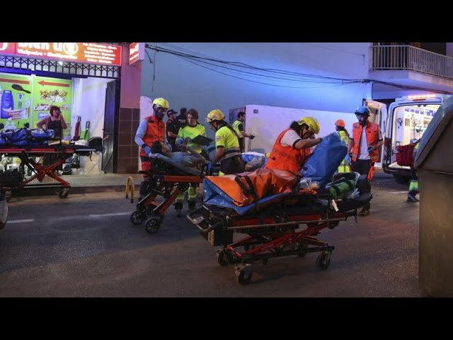⁣Building collapse on Mallorca beach kills at least four and injures 16