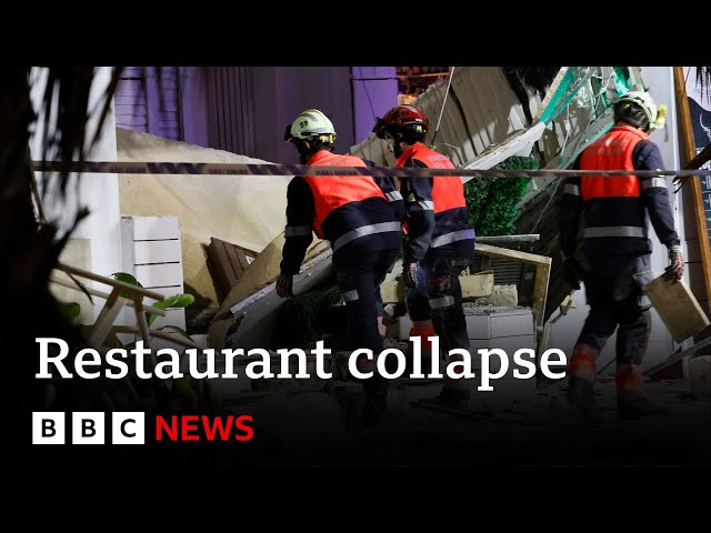 ⁣Majorca building collapse: Four dead and 16 injured as hunt for survivors continues | BBC News