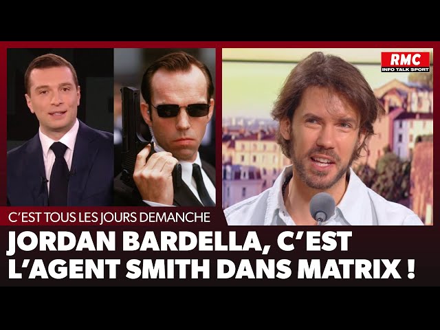 ⁣Arnaud Demanche : Jordan Bardella, c'est l'Agent Smith dans Matrix !