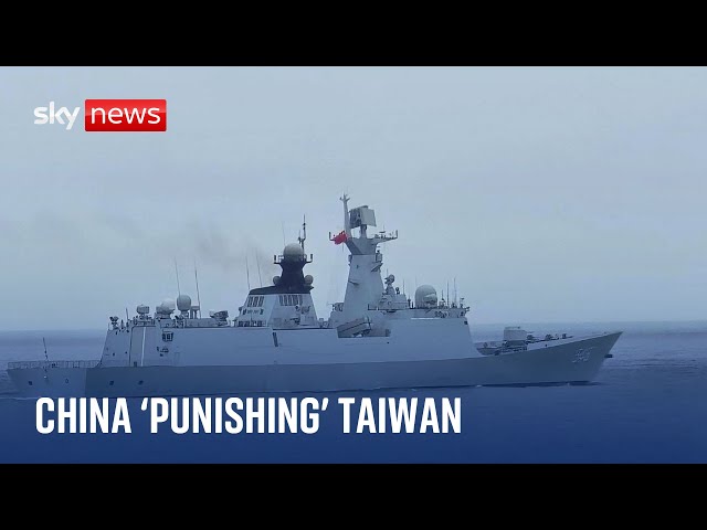 ⁣China launches major military drills around Taiwan as island deploys forces to 'protect freedom