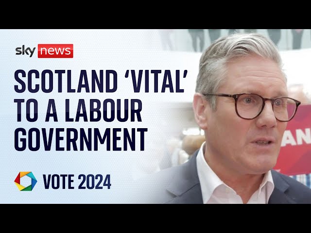 ⁣Starmer: Scotland 'absolutely vital' to a Labour government | Vote 2024