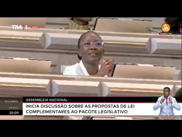 ⁣Assembleia Nacional: Inicia discussão sobre as propostas de lei complementares ao pacote legislativo