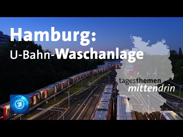 ⁣Hamburg: U-Bahn-Waschanlage | tagesthemen mittendrin