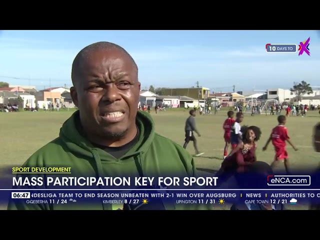 ⁣Mass participation key for sport