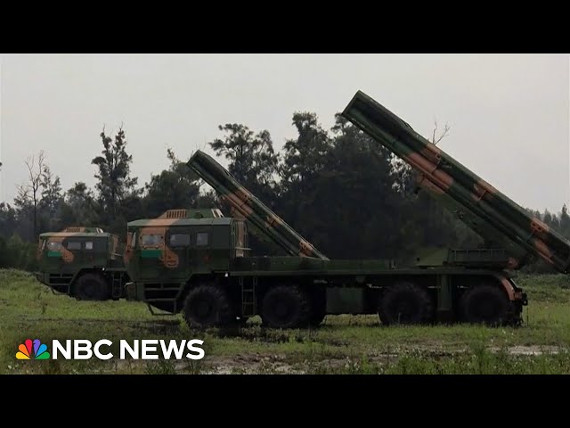 ⁣China holds military drill as 'punishment' for Taiwan