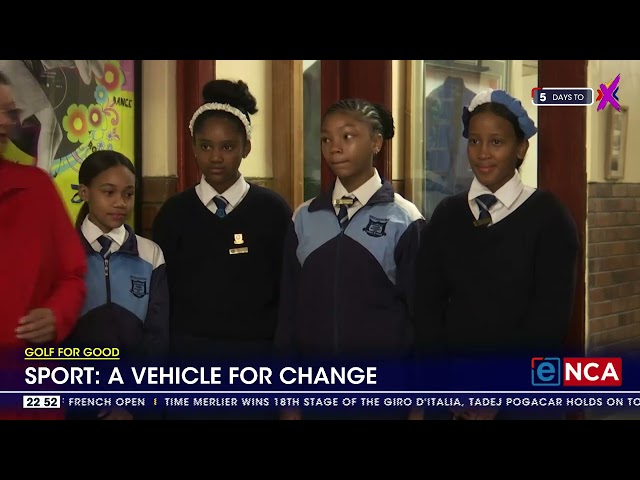 ⁣Sport a vehicle for change