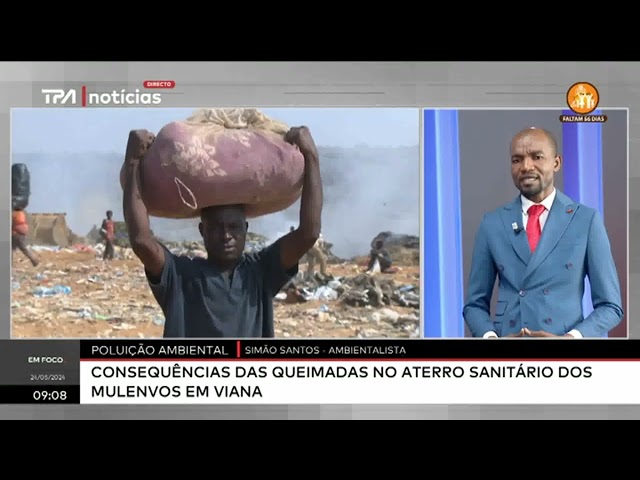 ⁣"Em Foco" Poluição ambiental - Consequências das queimadas no aterro sanitário dos Mul