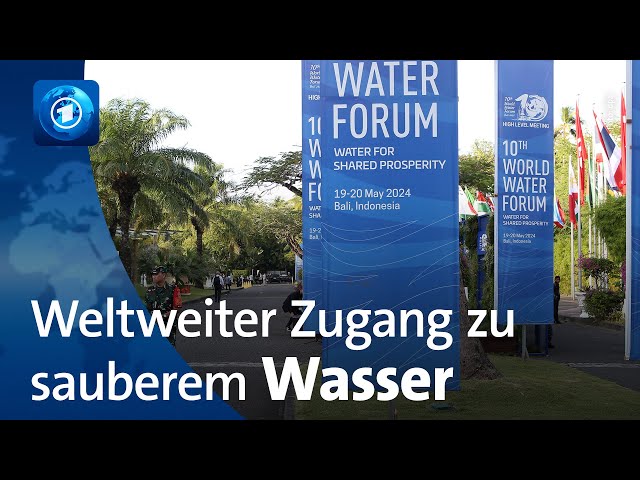 ⁣Weltwasserforum: Zugang zu sauberem Wasser