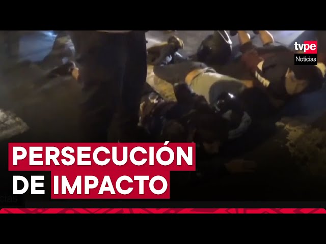 Independencia: capturan a tres presuntos raqueteros tras persecución