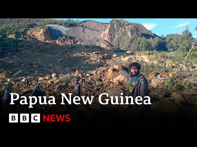 ⁣Papua New Guinea landslide leaves many feared dead as remote villages hit | BBC News
