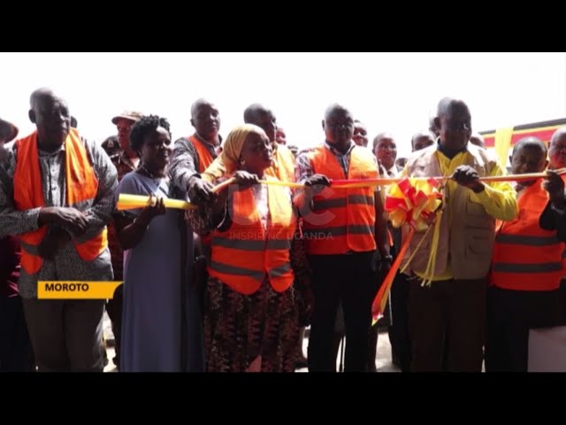 ⁣Ministry of Works commissions a regional material testing laboratory in Moroto