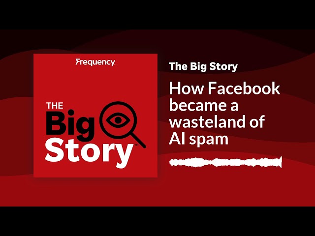 ⁣How Facebook became a wasteland of AI spam | The Big Story
