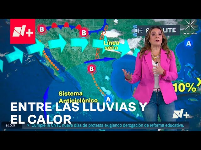 ⁣Clima hoy México 24 de Mayo de 2024: 15 estados arriba de los 45 Grados Centígrados - Las Noticias