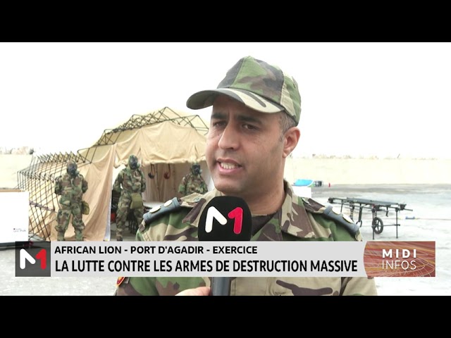 ⁣African Lion 2024 : exercice de lutte contre les armes de destruction massive à Agadir