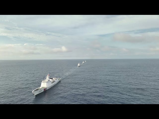 ⁣China Coast Guard conducts drills east of Taiwan island