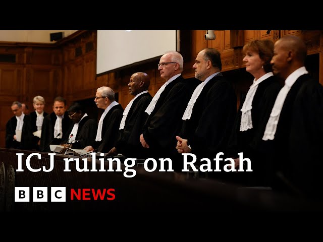 ⁣UN's top court orders Israel to halt military operations in Rafah | BBC News