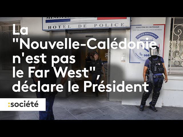 ⁣La Nouvelle-Calédonie "n'est pas le Far West" déclare Emmanuel Macron