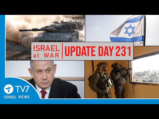 ⁣TV7 Israel News - Swords of Iron, Israel at War - Day 231 - UPDATE 24.05.24