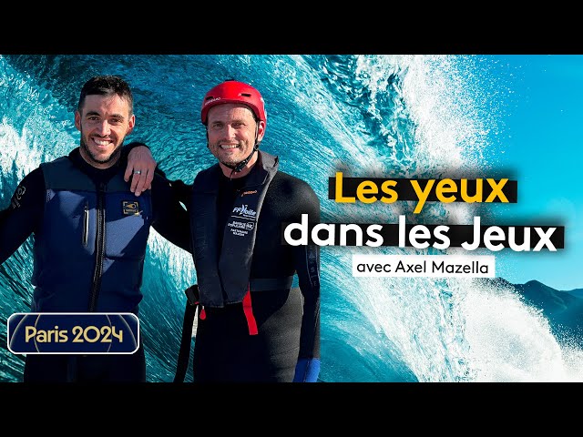 ⁣Les Yeux dans les Jeux avec le kitsurfeur Axel Mazella