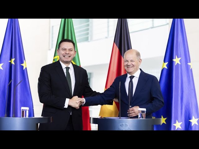 ⁣Olaf Scholz a reçu le Premier ministre du Portugal à Berlin