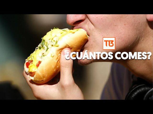 ⁣¿Tú, cuántos comes?: Estudio señala que 50% de los chilenos come dos completos al mes
