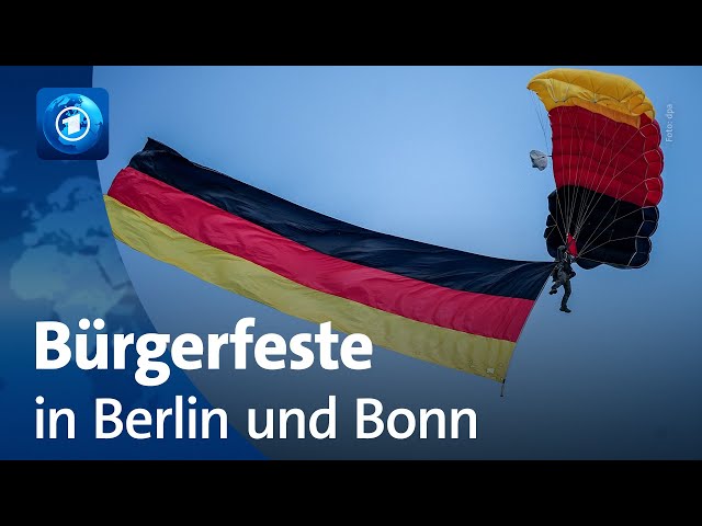 ⁣75 Jahre Grundgesetz: Bürgerfeste in Berlin und Bonn