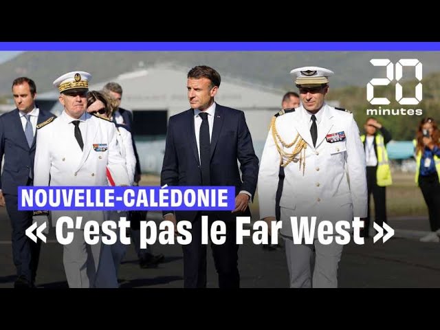 Emmanuel Macron à Nouméa : la Nouvelle-Calédonie, « c'est pas le Far West » #shorts