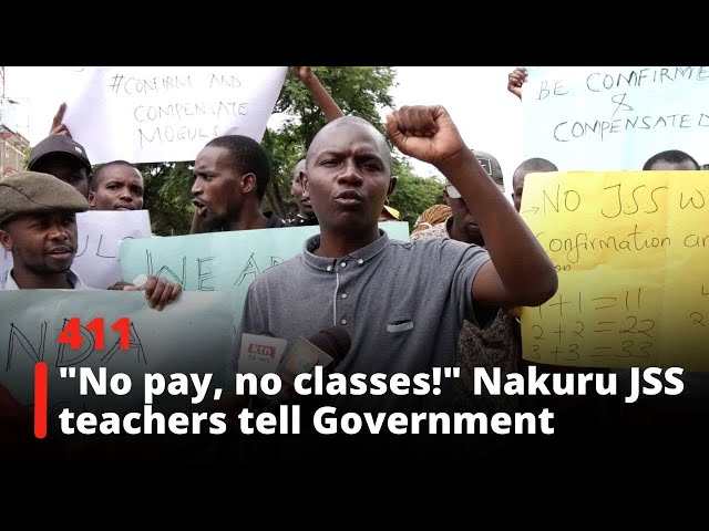 ⁣"No pay, no classes!" Nakuru JSS teachers tell Government
