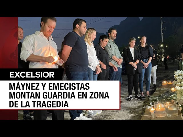 ⁣Velada en honor a víctimas fallecidas en evento de MC en Nuevo León