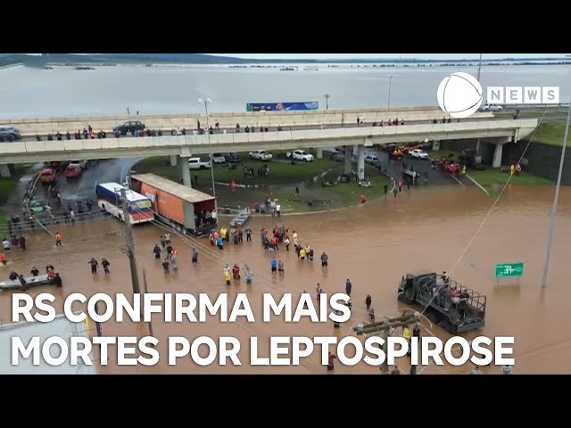 ⁣Rio Grande do Sul confirma mais duas mortes por leptospirose