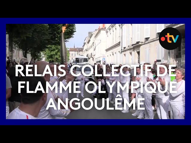 ⁣Relais collectif Tir Sportif - Flamme Olympique Angoulême