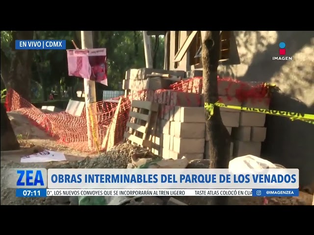 ⁣Denuncian cese de obras de remodelación en el Parque de los Venados | Noticias con Francisco Zea