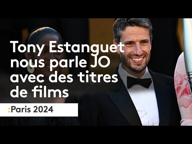 ⁣Cannes : Tony Estanguet nous parle JO avec des titres de films